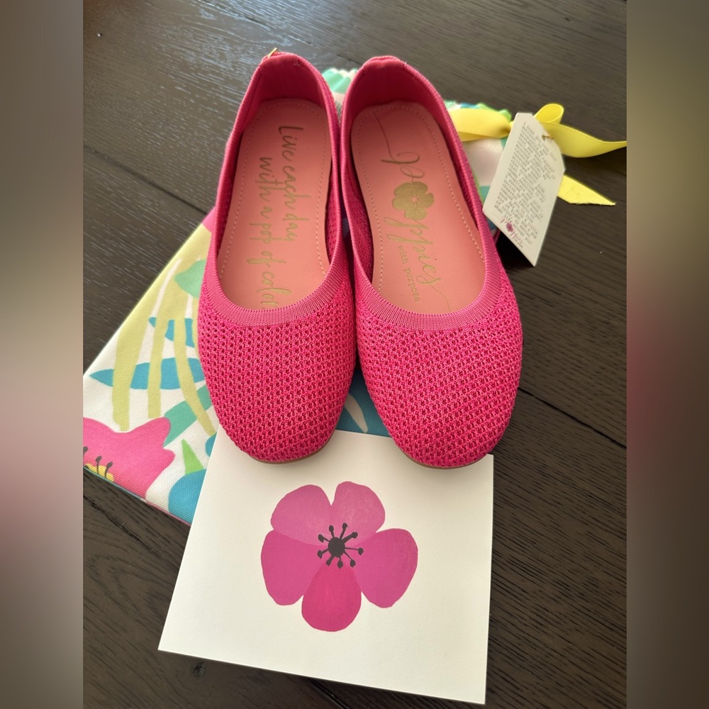 Poppies with a purpose Pink Shoes 🩷